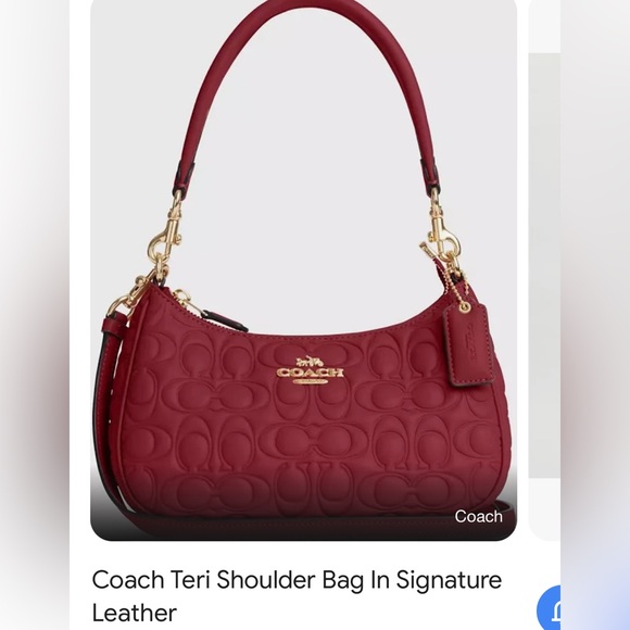 Coach teri shoulder bag - Picture 1 of 4